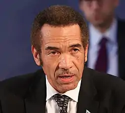 Ian Khama (70 años)2008-2018Sin cargo público actual