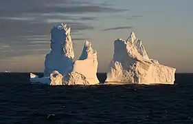 Icebergs por la zona de Cabo York