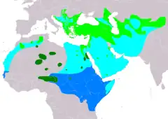 Distribución de Iduna pallida