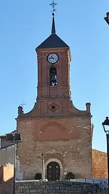 Fachada principal de la Iglesia