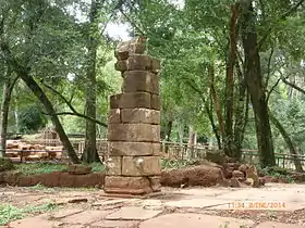 Ruinas de la iglesia.