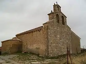 Espadaña de la iglesia.