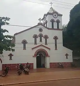 Frente de la Iglesia de Puerto Carreño