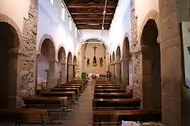 Interior de la iglesia.