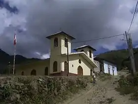 La iglesia de Providencia y la Plaza de Armas.