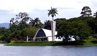 Iglesia San Francisco de Assis en la Pampulha en Belo Horizonte, Minas Gerais