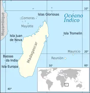 Ubicación de las islas Gloriosas