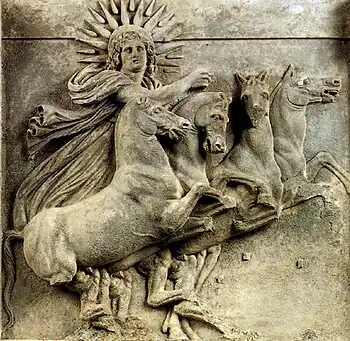 Helios en su cuadriga (Siglo III a. C.)