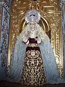 Retablo de la Virgen de la Trinidad.
