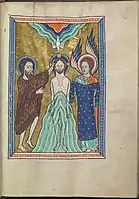 Miniatura del salterio de Leonor de Aquitania c. 1185