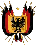 Reichsadler del corto Imperio alemán 1848-1849.