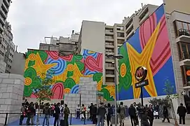 Mural por el Bicentenario de Chile por Ágatha Ruíz de la Prada (2009)