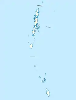 Port Blair ubicada en Islas Andamán y Nicobar