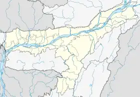 Chabua ubicada en Assam