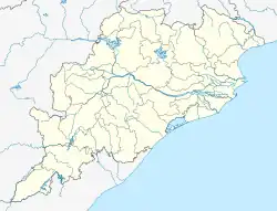 Jharsuguda ubicada en Orissa