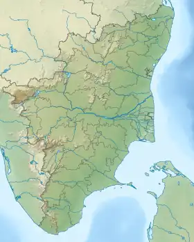 Río Vaigai ubicada en Tamil Nadu