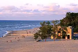 Indiana Dunes Bathhouse en Chesterton, Indiana.