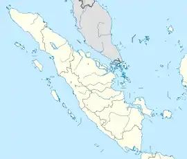 Padang ubicada en Sumatra