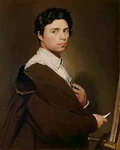 Ingres:  Autorretrato, (1804).