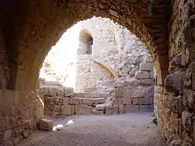 Interior del castillo