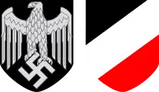 Insignia casco Wehrmacht.