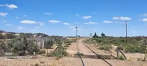 Gran parte de las instalaciones ferroviarias de la estación.