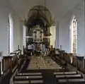 Interior de la Iglesia reformada neerlandesa