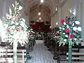 Interior de la Iglesia de Santa Catarina Yutandú.