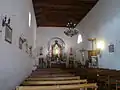 Interior de la Iglesia de La Merced antes del terremoto de 2010.