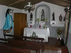 Interior de la capilla de Santa Leocadia