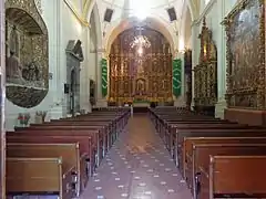 Nave principal de la parroquia de Ozumba