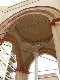 Interior del Templete de la Cruz del Campo.