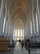 Interior de la Hallgrimskirkja