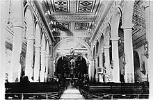 Interior del Templo antes del terremoto de Cúcuta