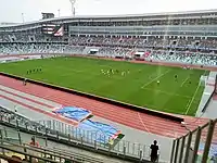 Interior del renovado estadio.
