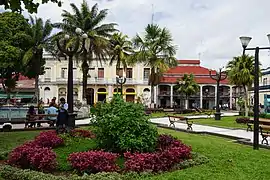 Plaza central de Iquitos