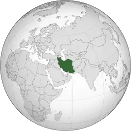 Fronteras de Irán desde 1907 (Entente anglo-rusa)