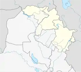 Erbil ubicada en Kurdistán iraquí