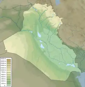 Sultantepe ubicada en Irak