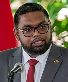 Guyana GuyanaIrfaan Ali, Presidente