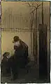 El parque en enero, de Nonell, 1894.