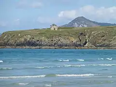 Isla y ermita de Santa Comba.