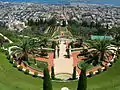 Vista de los jardines desde el paseo del Jardín de las Estatuas hacia abajo