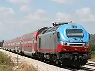 Euro3000 de los ferrocarriles de Israel.