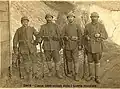 Infantería italiana durante la primera guerra mundial.