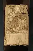 Peine indio de marfil, Dalverzin tepe, siglos II-III d. C.