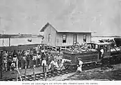 Inicio del ferrocarril de Obero en Iztapa.