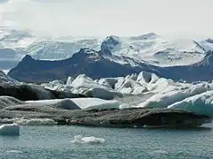 Jökulsárlón y Öræfajökull