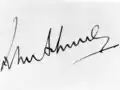 Firma de Kennedy en el libro de visitas de la ciudad de Berlín