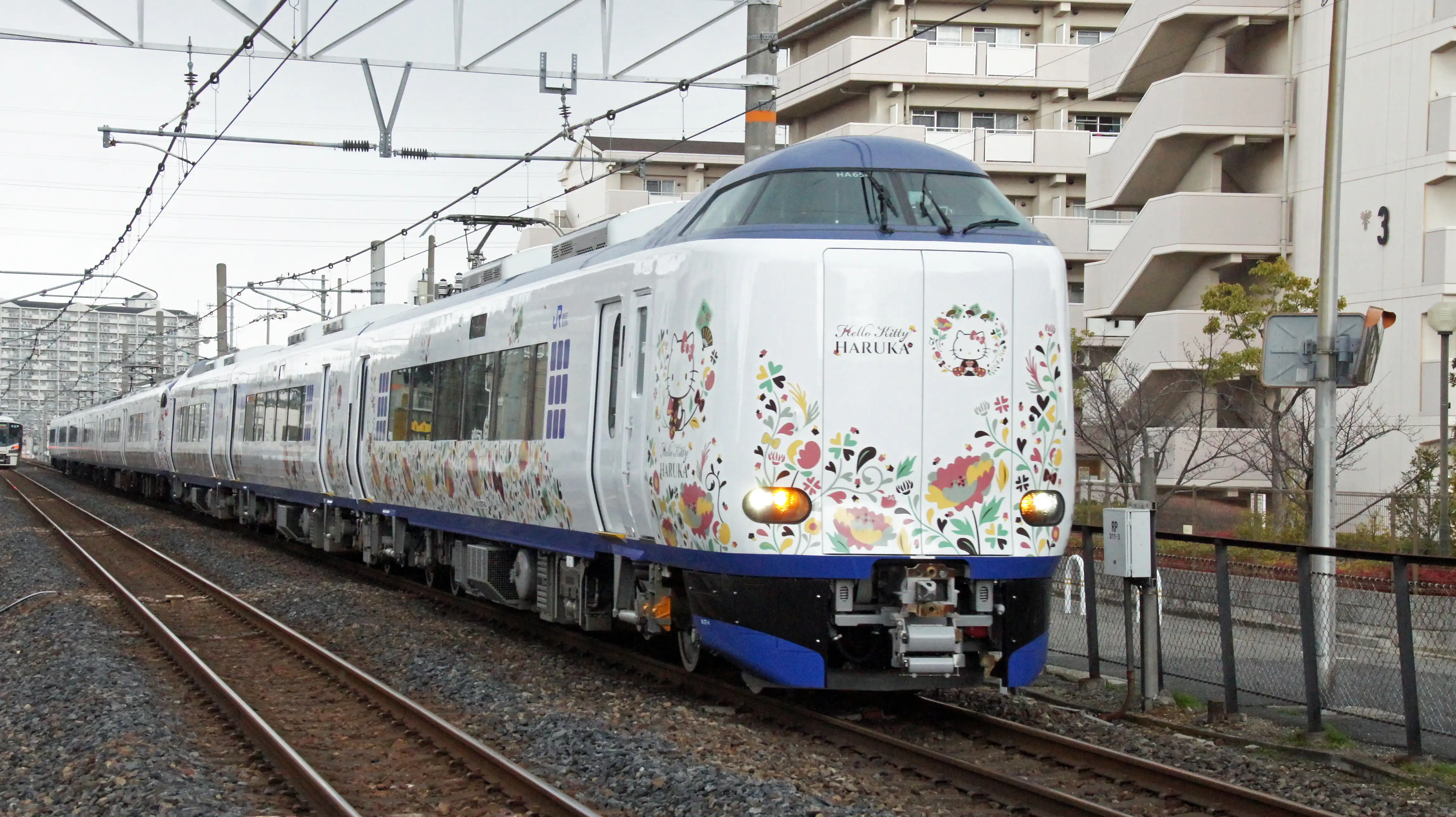 EMU de la serie 271 en un servicio Haruka, mayo de 2020.